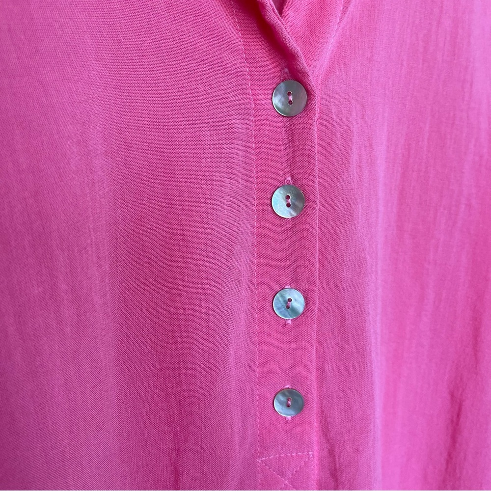 Fridaze Eleanor Linen Blouse Pink Size S - Picture 8 of 15